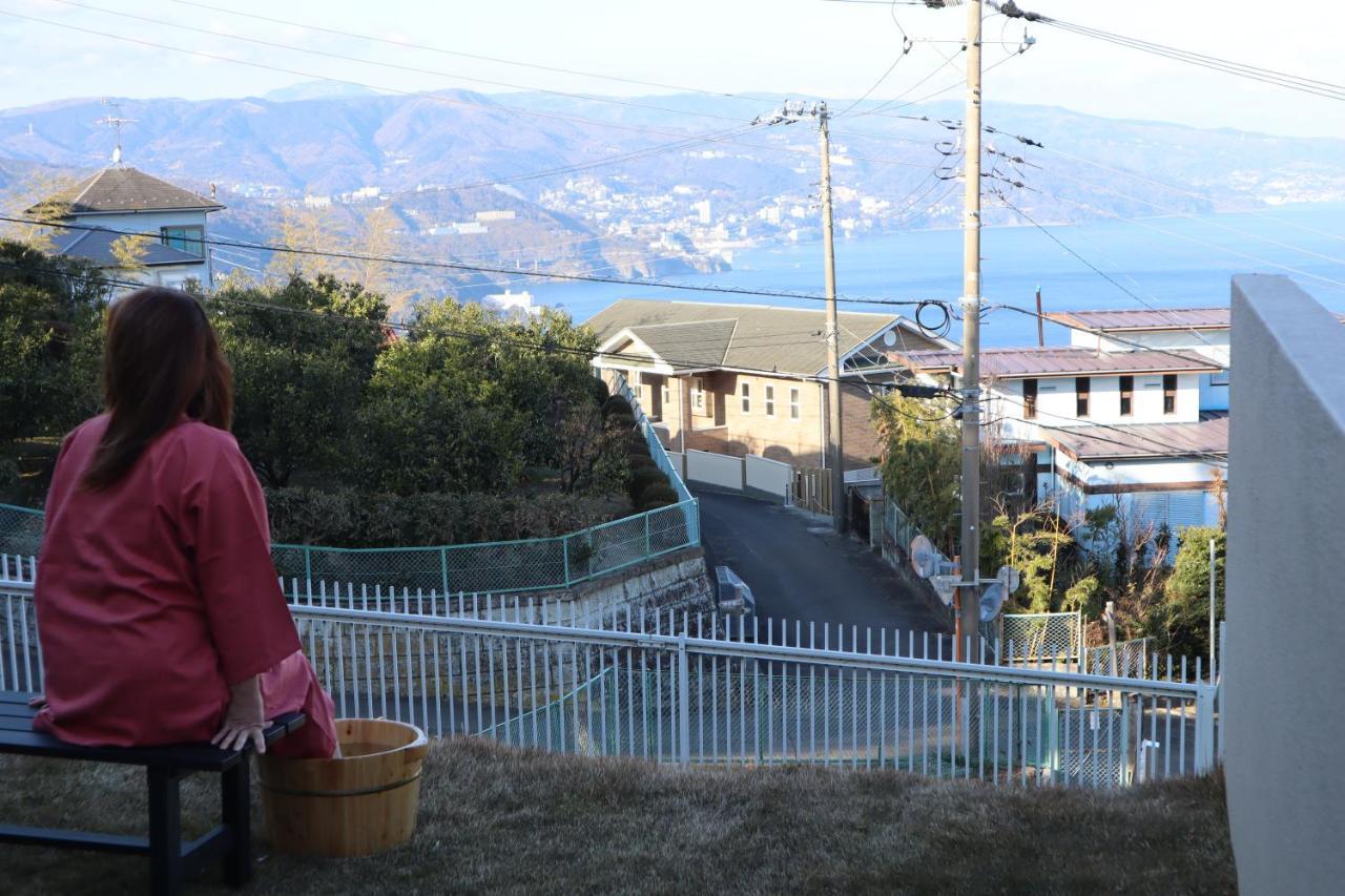 熱海の海が一望できる温泉付貸別荘 満月あじろ Mitsukiajiro Atami (Shizuoka) Exterior foto